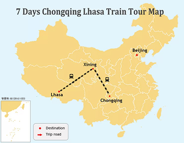 7 Days Chongqing Lhasa Train Tour