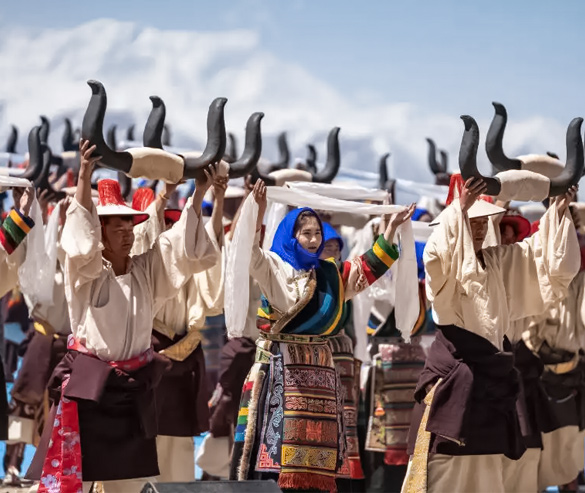 celebrate namtso formally entering tourism season