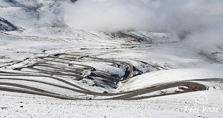G318 highway switchbacks.