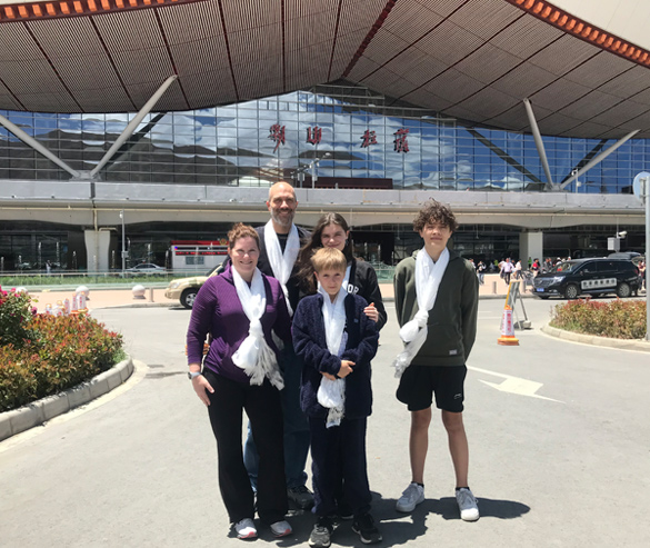 greet our guests at lhasa gonggar airport