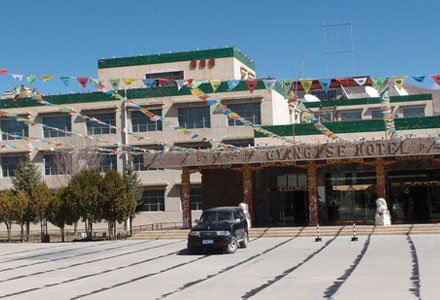 Facade of Gyantse Hotel