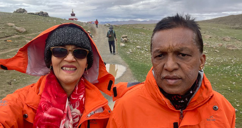 During the Mountain Kailash Trekking