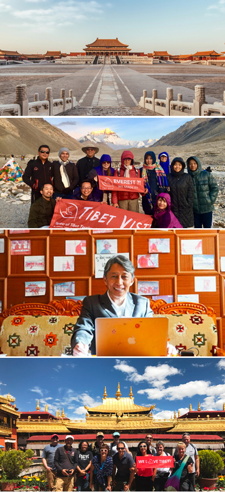 happy beijing tibet small group tour moments