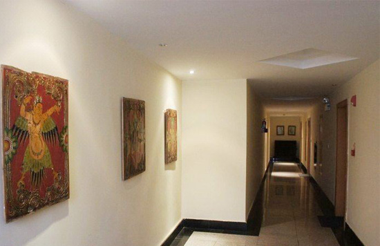 Corridor of Lhasa Kyichu Hotel