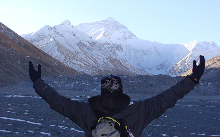 Tibet Everest Base Camp in Winter