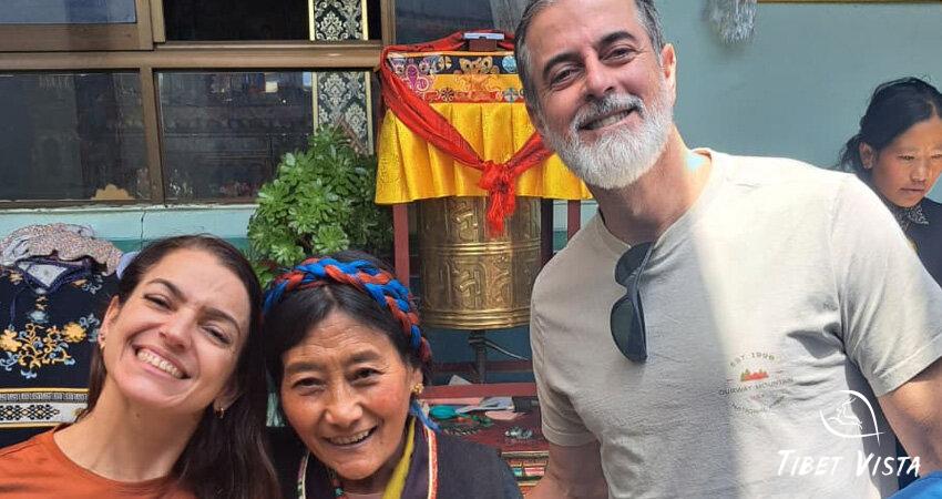 Visited a Tibetan family around Lhasa in Tibet