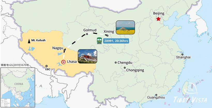 chengdu-tibet-tour-map